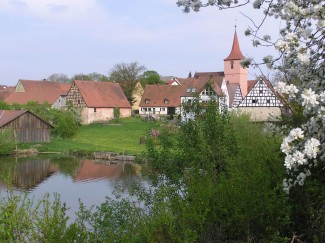 Das Dorf Regelsbach gegen Ende des 20. Jahrhunderts